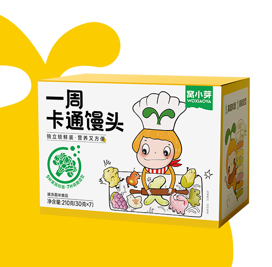 一周卡通馒头