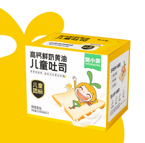 高钙鲜奶黄油儿童吐司
